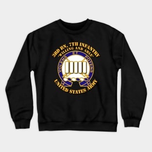 3rd Bn, 7th Infantry - Willing and Able Crewneck Sweatshirt